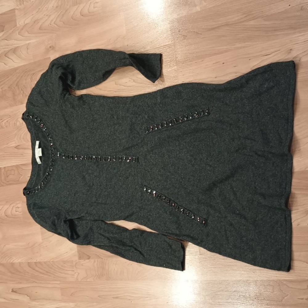 Nougat London size 2 beaded sweater dress